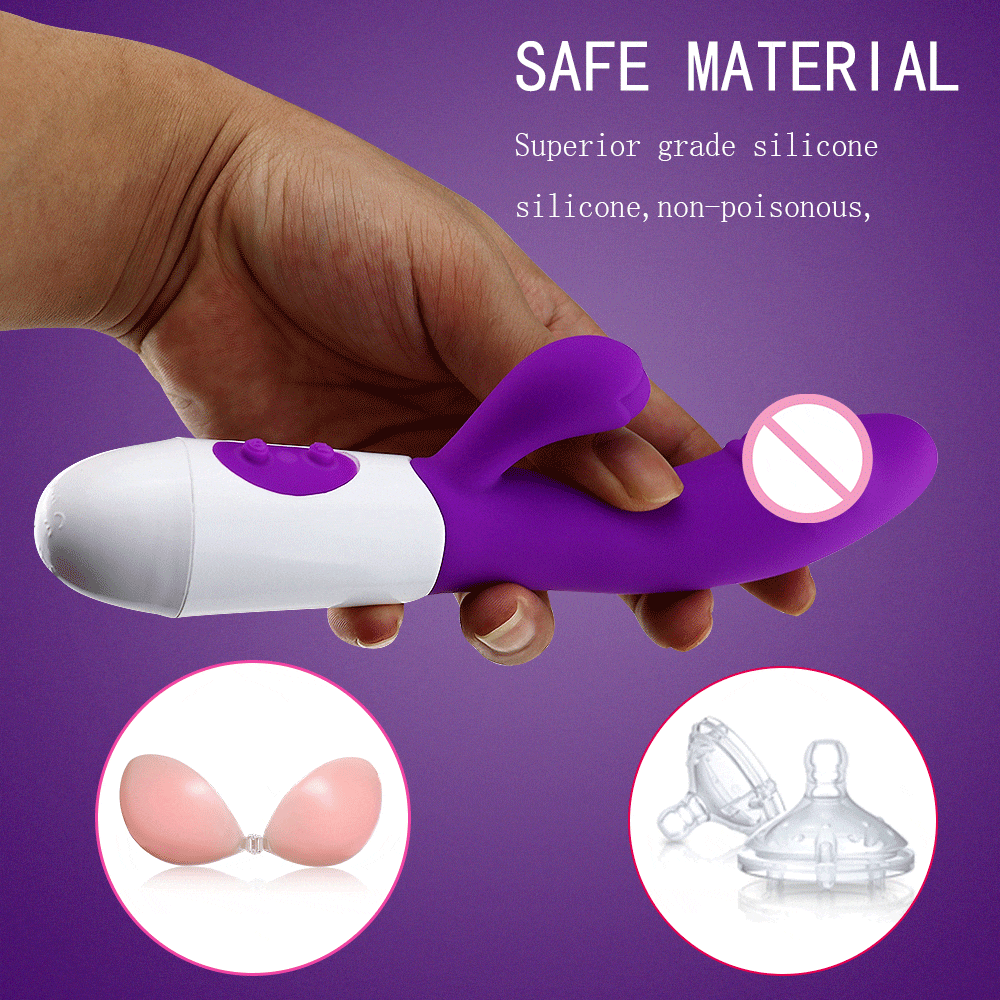 Silikon G Spot Vibrator Dildo